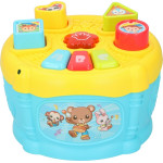 Let's Play Lets Play - Shape Matching Toy (Yellow-Blue) - (8711252185927YELLOW)
