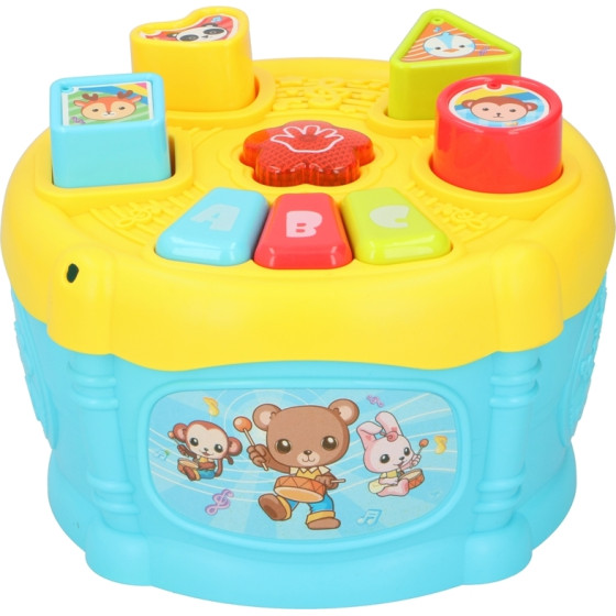 Let's Play Lets Play - Shape Matching Toy (Yellow-Blue) - (8711252185927YELLOW)