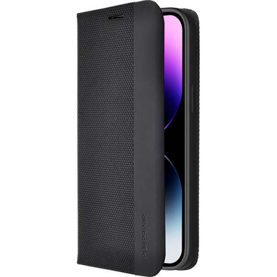 PureGear Wallet Series Iphone 14 Pro Max (6.7) Case - (PG-W-IPH14PROMAX-BK)