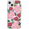 Rifle Paper Clear - Case Decorated In Gold For Iphone 14 Plus (Rose Garden) - (RP049820)