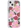 Rifle Paper Clear - Case Decorated In Gold For Iphone 14 Plus (Rose Garden) - (RP049820)