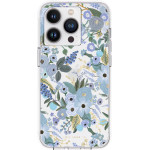 Rifle Paper Clear - Case For Iphone 14 Pro (Garden Party Blue) - (RP049230)