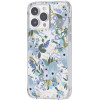 Rifle Paper Clear - Case For Iphone 14 Pro Max (Garden Party Blue) - (RP049320)