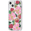 Rifle Paper Clear Magsafe - Case Decorated In Gold For Iphone 14 / Iphone 13 (Rose Garden) - (RP049188)