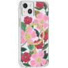 Rifle Paper Clear Magsafe - Case Decorated In Gold For Iphone 14 Plus (Rose Garden) - (RP049280)