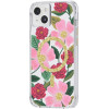 Rifle Paper Clear Magsafe - Case Decorated In Gold For Iphone 14 Plus (Rose Garden) - (RP049280)
