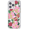 Rifle Paper Clear Magsafe - Case Decorated In Gold For Iphone 14 Pro (Rose Garden) - (RP049234)