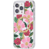 Rifle Paper Clear Magsafe - Case Decorated In Gold For Iphone 14 Pro Max (Rose Garden) - (RP049324)