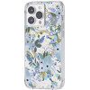 Rifle Paper Clear Magsafe - Case For Iphone 14 Pro Max (Garden Party Blue) - (RP049322)
