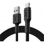 Green Cell Cable GC PowerStream USB-A - Lightning 120cm quick charge Apple 2.4A - (KABGC21)