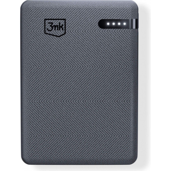 3MK Powerbank Pocket, 5000mAh, 12W, Grey