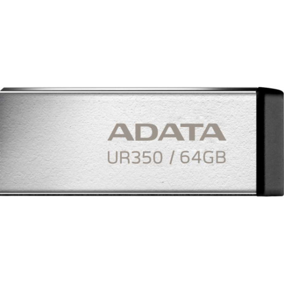 Adata USB-A 3.2 FlashDrive UR350, 64Gb - (UR350-64G-RSR/BK)