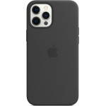 Apple Silicone Case with MagSafe for iPhone 12 Pro Max, Black - (MHLG3ZE/A)