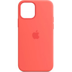 Apple Silicone Case with MagSafe for iPhone 12 Pro Max, Pink Citrus - (MHL93ZM/A)