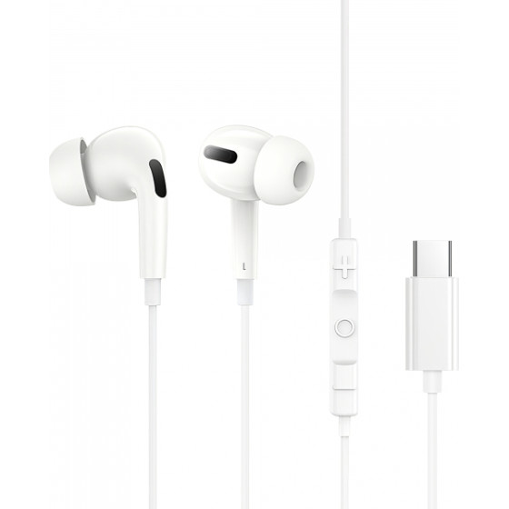 Baseus Handsfree USB-C Encok CZ18, White - (A00170100213-Z1)