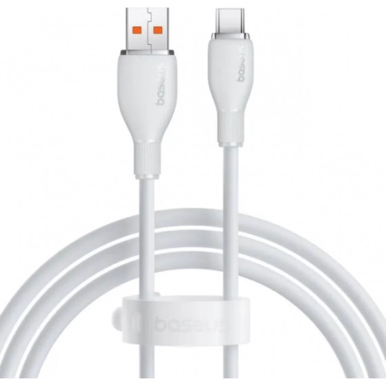Baseus USB-A to USB-C Cable Pudding, 100W, 5A, 1.2m, White - (P10355703221)