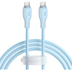 Baseus USB-C to USB-C Cable Pudding, 100W, 5A, 1.2m, Blue - (P10355702311-00)