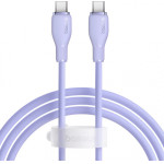 Baseus USB-C to USB-C Cable Pudding, 100W, 5A, 1.2m, Purple - (P10355702511-00)