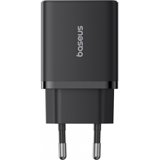 Baseus Wall Charger Cube, 30W, 3A, 1 x USB-C - 2 x USB-A, Black - (P10111402113-00)