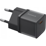 Baseus Wall Charger GaN5S, 20W, 3A, 1 x USB-C, Black - (P10162503113-00)