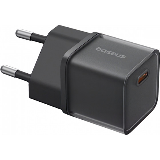 Baseus Wall Charger GaN5S, 20W, 3A, 1 x USB-C, Black - (P10162503113-00)