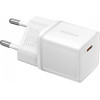 Baseus Wall Charger GaN5S, 20W, 3A, 1 x USB-C, White - (P10162503213-00)
