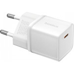 Baseus Wall Charger GaN5S, 20W, 3A, 1 x USB-C, White - (P10162503213-00)