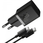Baseus Wall Charger GaN5S, 30W, 3A, 1 x USB-C, with USB-C Cable, Black - (P10110902113-00)