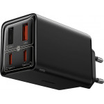 Baseus Wall Charger GaN6 Pro, 100W, 3.25A, 2 x USB-A - 2 x USB-C, with USB-C Cable, Black - (P10162705112-00)