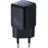 Baseus Wall Charger PicoGo, 45W, 3A, 1 x USB-C, Black - (P10176800123-00)