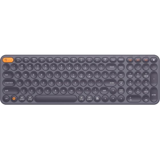 Baseus Wireless Keyboard K01B Tri-Mode, BT / Wi-Fi, Grey - (B00955504833-00)