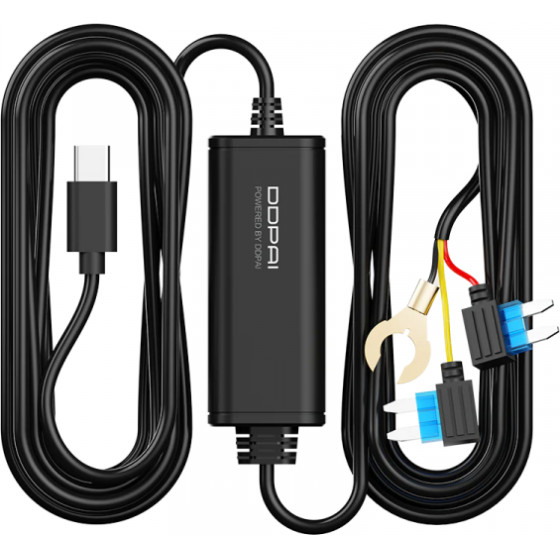DDPAI Hardwire Kit for Dash Cam Z60, Black