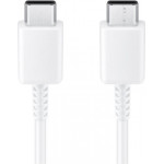 Samsung USB-C to USB-C Cable EP-DA705BWE, 25W, 3A, 1m, White - (GP-TOU021RFBWW)