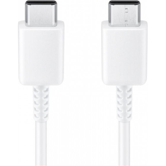 Samsung USB-C to USB-C Cable EP-DA705BWE, 25W, 3A, 1m, White - (GP-TOU021RFBWW)