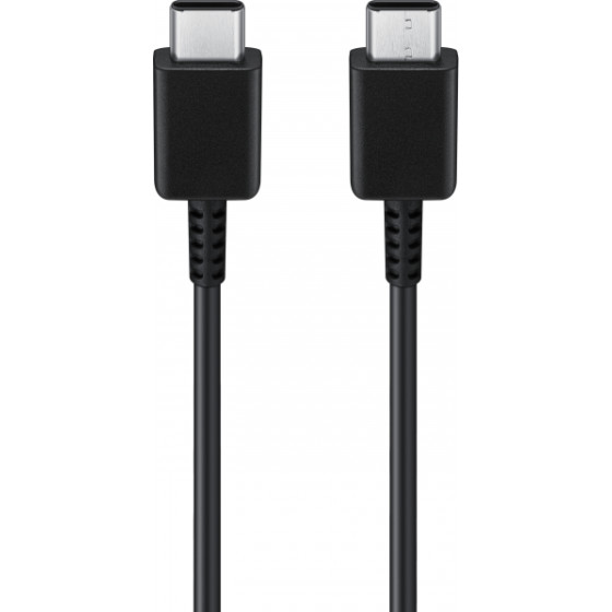 Samsung USB-C to USB-C Cable EP-DW767JBE, 25W, 3A, 1.8m, Black - (GP-TOU021RFCBW)
