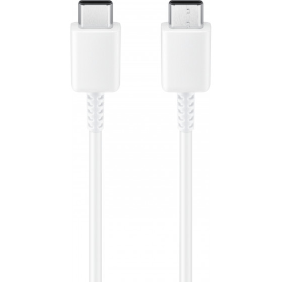 Samsung USB-C to USB-C Cable EP-DW767JWE, 25W, 3A, 1.8m, White - (GP-TOU021RFCWW)