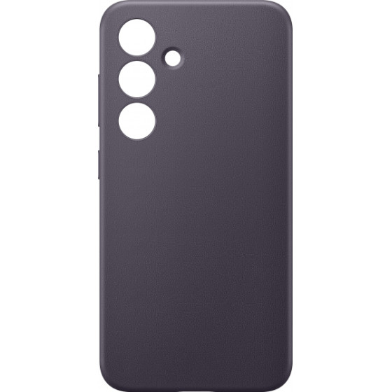 Samsung Vegan Leather Case for Galaxy S24 S921, Dark Violet - (GP-FPS921HCAVW)