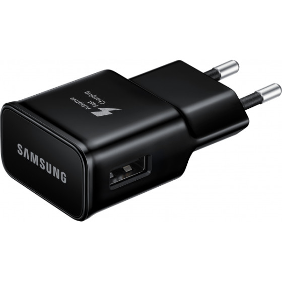 Samsung Wall Charger EP-TA200B, 15W, 2A, 1 x USB-A, Black - (GP-PTU023DYBBQ)