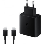 Samsung Wall Charger EP-TA845 + DA705BBE, 45W, 4.05A, 1 x USB-C, with USB-C Cable, Black GP-PTU022DYGBQ - (GP-PTU022DYGBQ/GP-TOU021RFBBW)