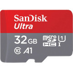 SanDisk microSDHC Memory Card Ultra, 32Gb, Class 10 / UHS-1 U1 - (SDSQUA4-032G-GN6MN)