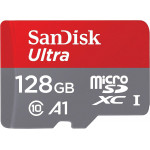 SanDisk microSDXC Memory Card Ultra, 128Gb, Class 10 / UHS-1 U1 - (SDSQUAB-128G-GN6MN)