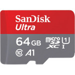 SanDisk microSDXC Memory Card Ultra, 64Gb, Class 10 / UHS-1 U1 - (SDSQUAB-064G-GN6MN)