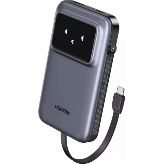 UGREEN Powerbank PB511 Uno, 10000mAh, 30W, QC + PD, Grey