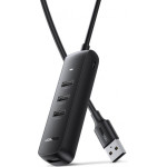 UGREEN USB-A Hub CM416, 4 x USB-A 3.0, 0.25m, Black