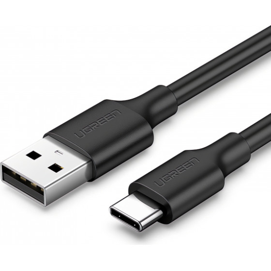UGREEN USB-A to USB-C Cable US287, 60W, 3A, 0.5m, Black