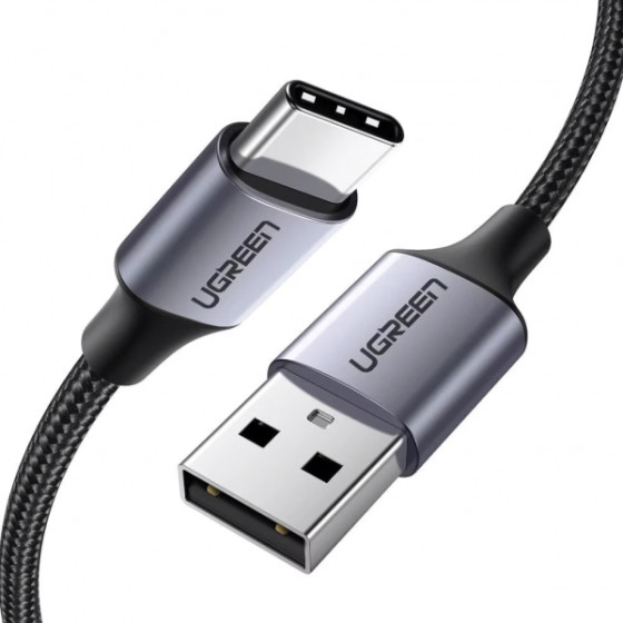 UGREEN USB-A to USB-C Cable US288, 18W, 3A, 0.5m, Black