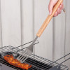 BBQ - grill shovel, oak handle 41 cm - (8711252347714)