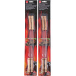 BBQ - skewers for skewers with a wooden handle, long 38 cm (4 pieces) - (8711252456539)