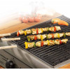 BBQ - skewers for skewers with a wooden handle, long 38 cm (4 pieces) - (8711252456539)