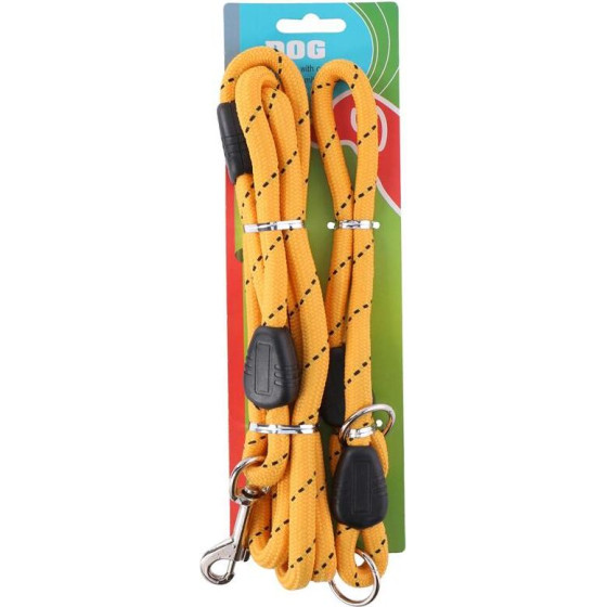 150 cm leash + 45 cm collar (yellow) - (8711252388526YELLOW)